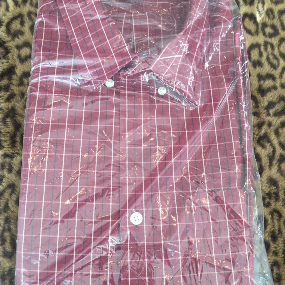 Eddie Bauer wrinkle free button down shirt TXL